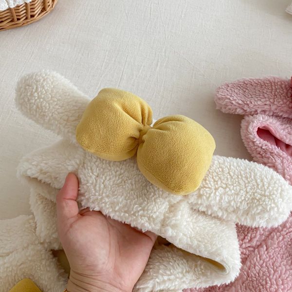 大大蝴蝶耳朵絨毛外套 