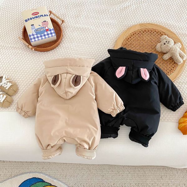 小小兔臉超萌夾棉外出服 