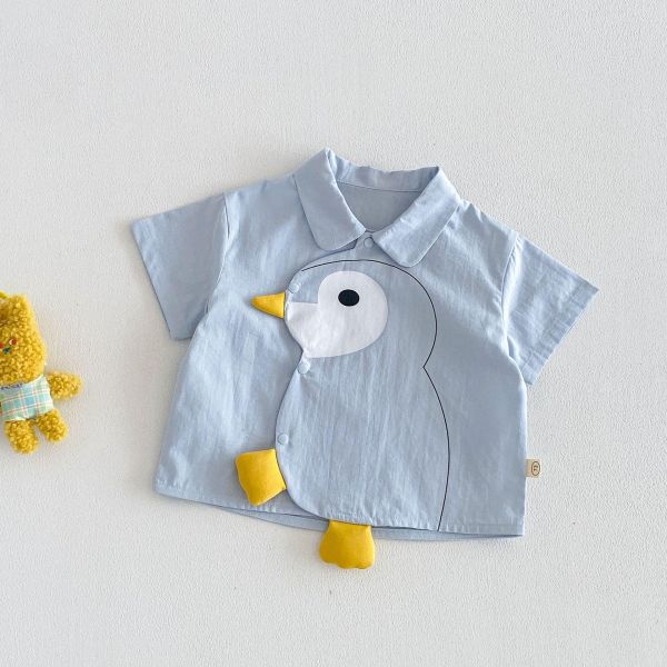 超萌立體企鵝襯衫 