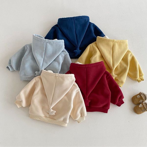 小狗星星保暖連帽外套 