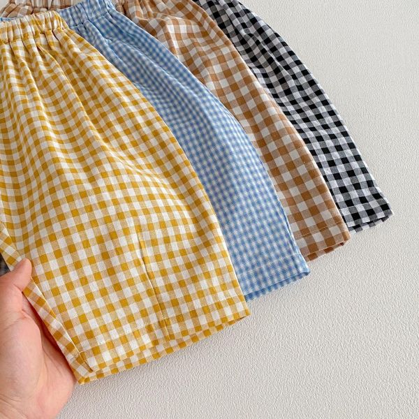 經典小格紋好好搭褲 