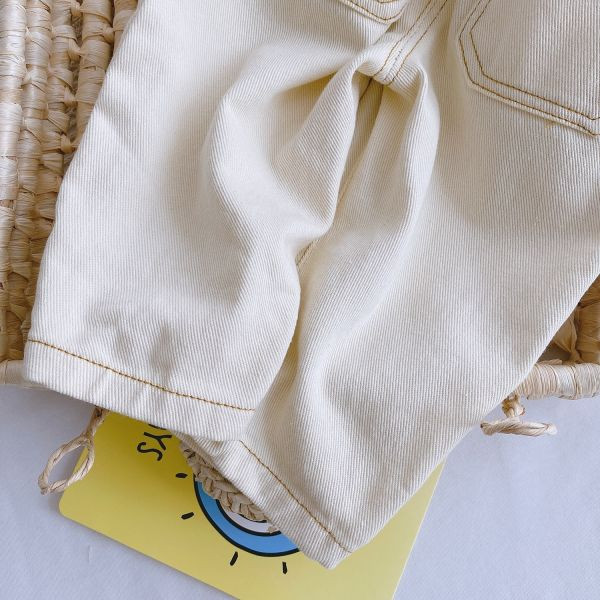 【現貨】淺色系列！寶寶高腰牛仔褲 