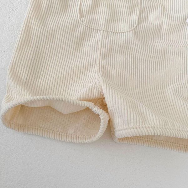 大地色小熊公仔吊帶褲 