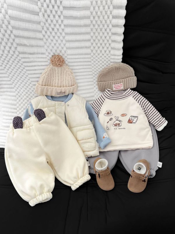 咕咕熊熊立體貼臉褲 