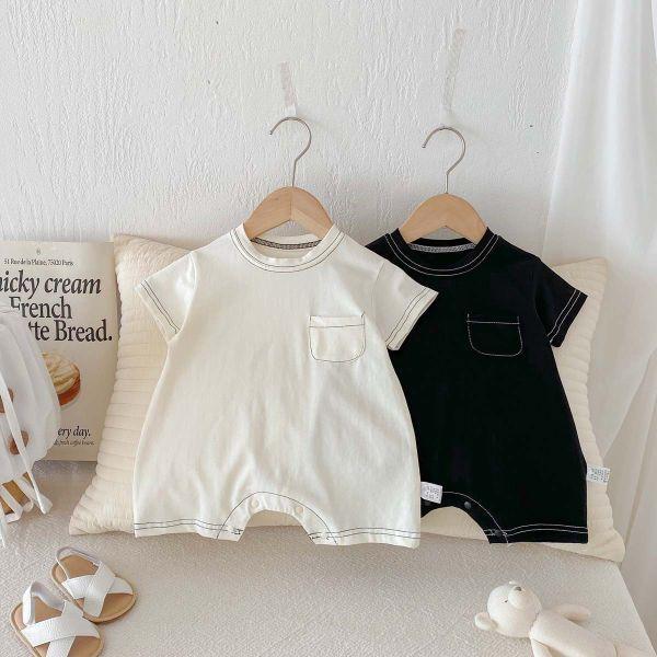 黑白明線兄弟連身衣 