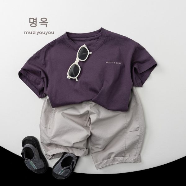 背後夏天感休閒上衣 