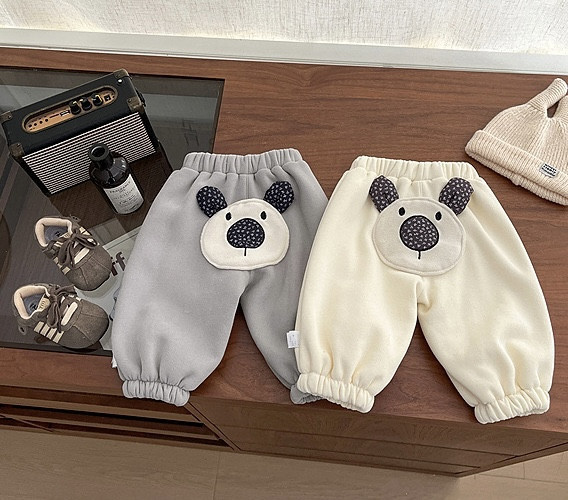 咕咕熊熊立體貼臉褲 