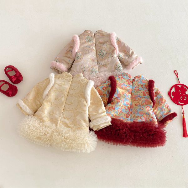 花開富貴中式澎紗賀年服 