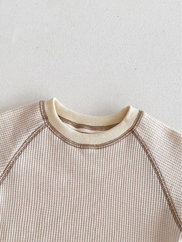 滾邊款！短袖明線休閒套裝 