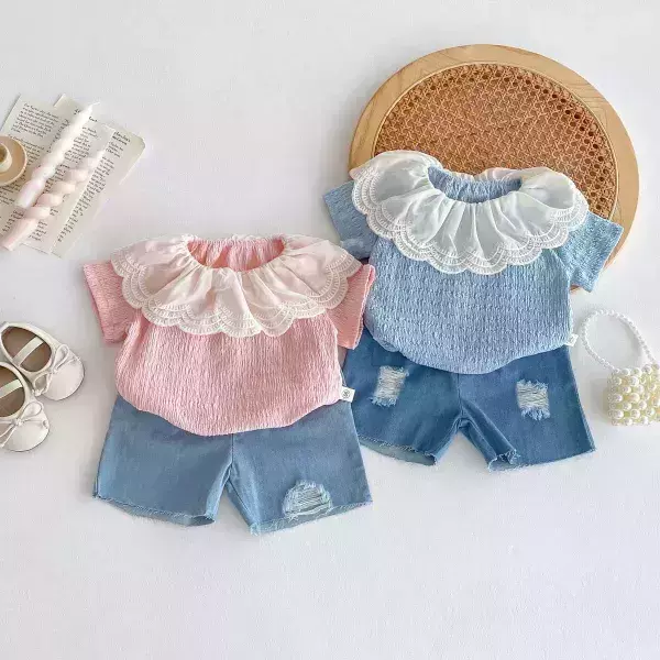 夏天也要的牛仔小短褲 