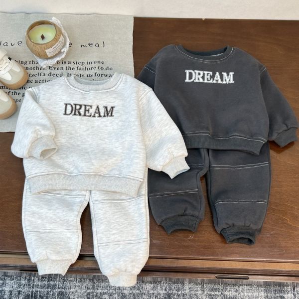 DREAM厚棉明線休閒套裝 