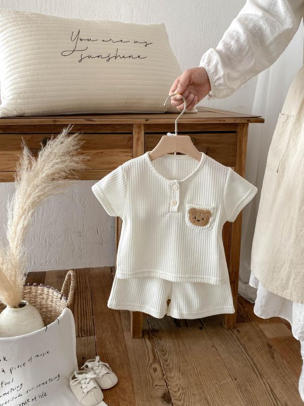 呆呆熊系列休閒薄款套裝 