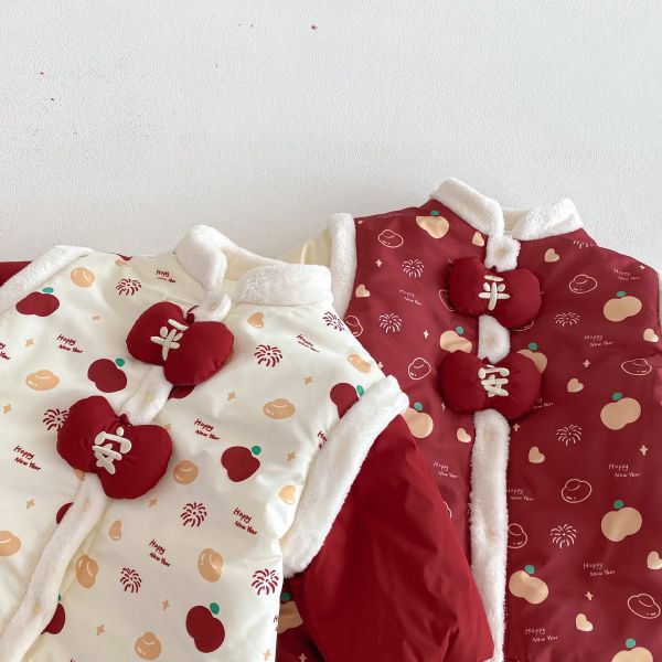 新春平安拜年寶寶連身裝 