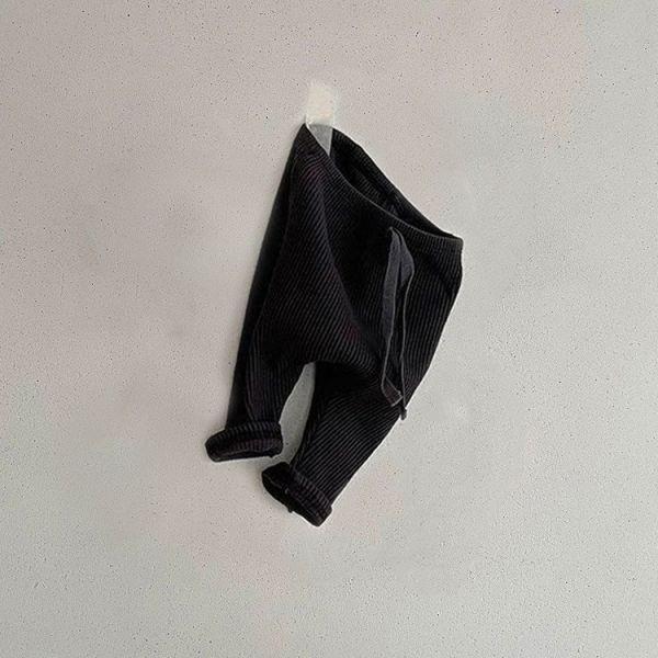 寶寶素色螺紋內搭褲 