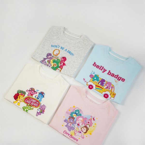 繽紛小熊字母半袖上衣 