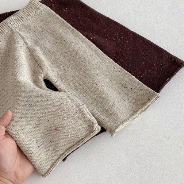 小麥波紋針織套裝 