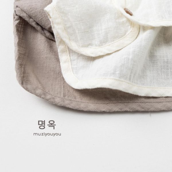 大地色下擺扣休閒襯衫 