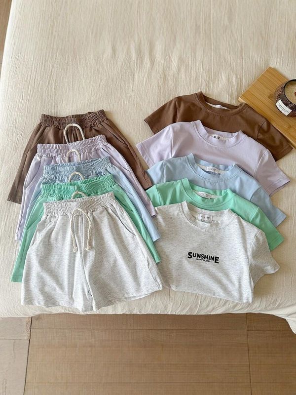 sunshine素色休閒套裝 