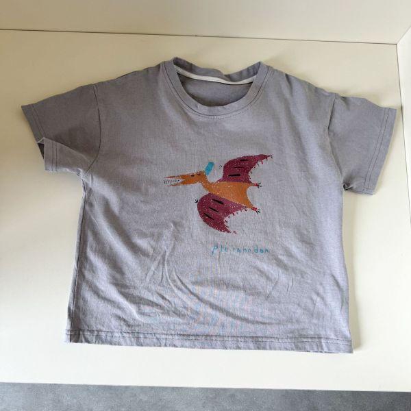 彩色筆恐龍短tee 