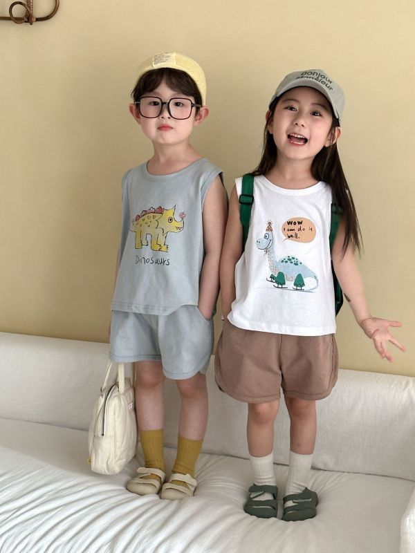小恐龍出動！夏日圖案套裝 