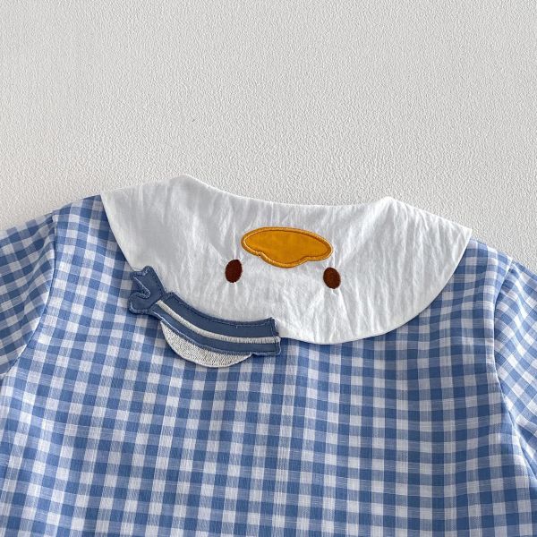 可愛鴨手水手領短袖套裝 