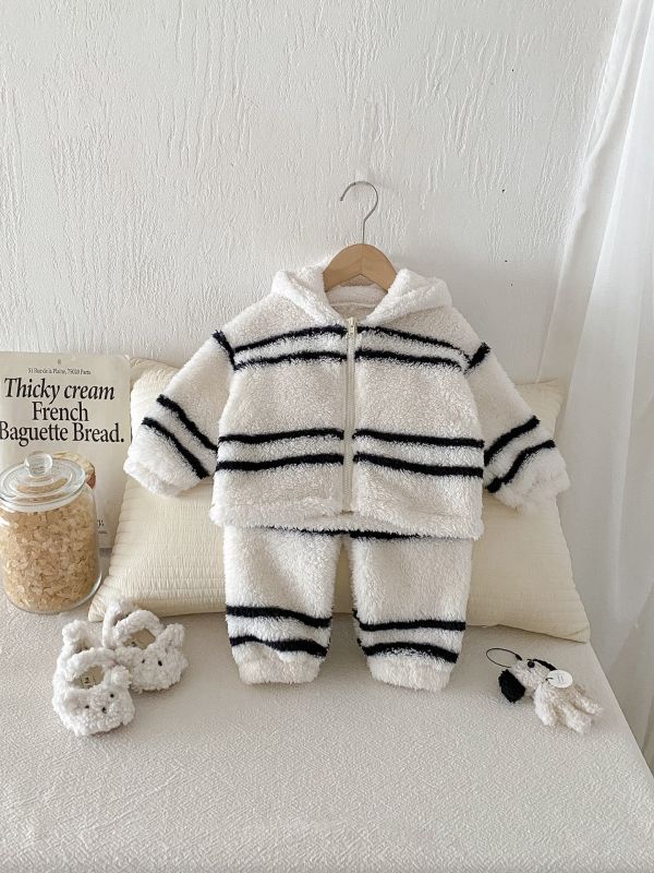 奶油小狗狗軟絨絨套裝 