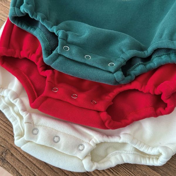 聖誕麋鹿小精靈包屁｜附帽 