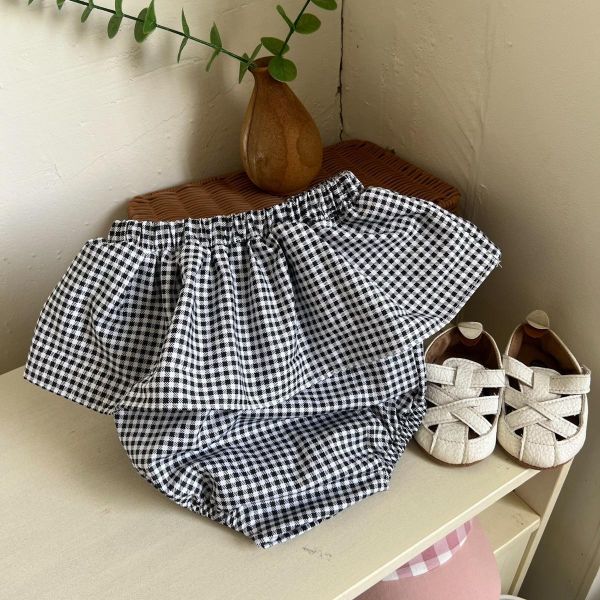 女寶荷葉花邊包屁褲裙 