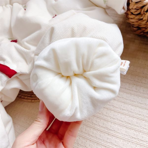 小碎花斜襟盤扣賀年服 