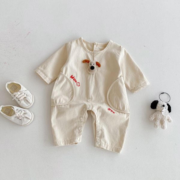 飛行狗字母口袋連身衣 