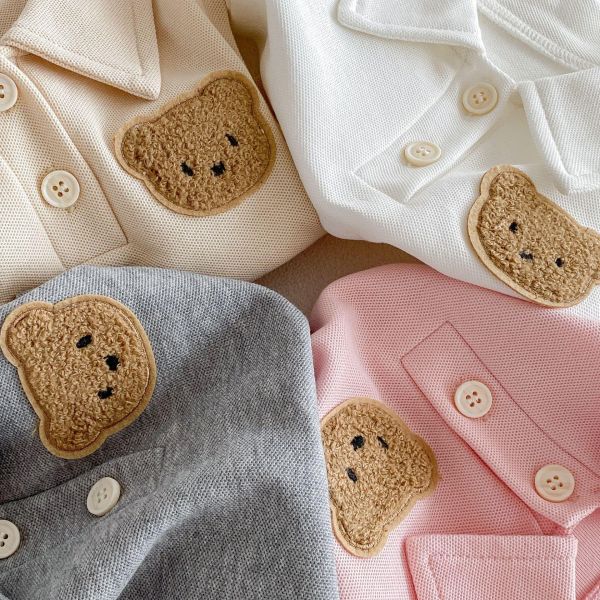 呆呆熊背心百摺裙套裝 