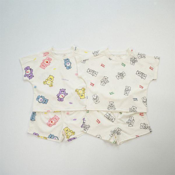 彩虹小熊短袖套裝 