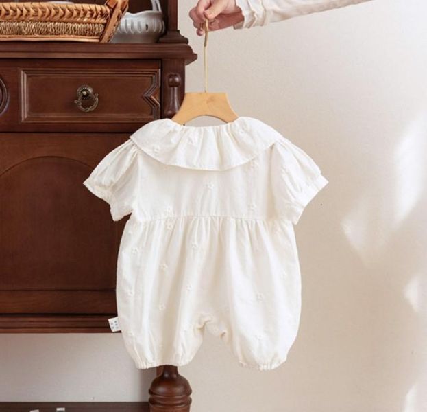 立體垂感櫻桃杏色連身衣 