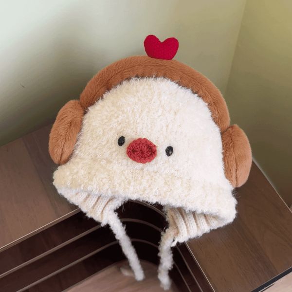 療癒系毛絨絨寶貝帽 
