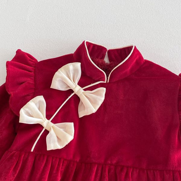 賀年服！側蝴蝶結包屁 