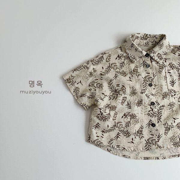 乾燥樹葉日系短衫 