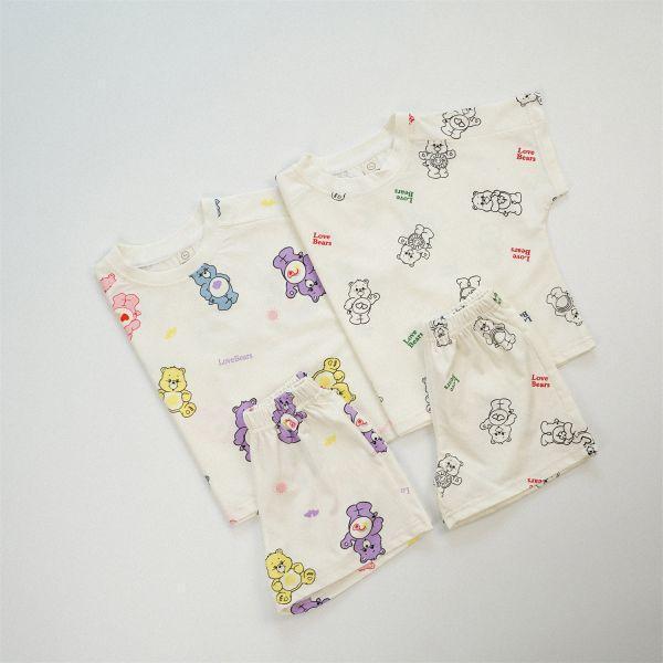 彩虹小熊短袖套裝 