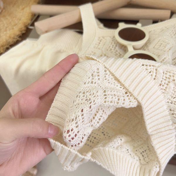 夏天浪漫款！針織吊帶套裝 