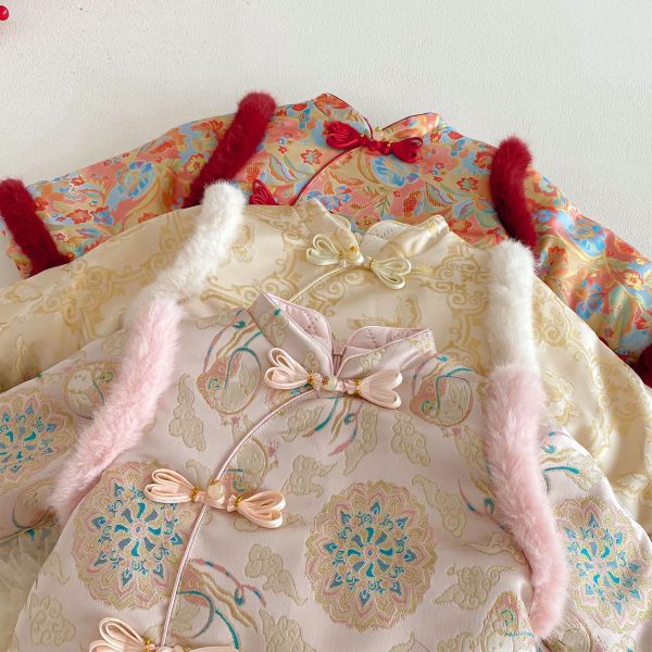 花開富貴中式澎紗賀年服 