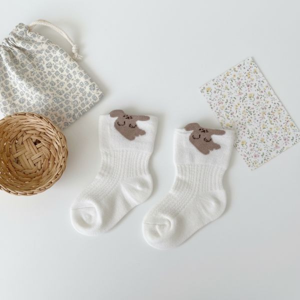 森林夥伴寶寶襪｜五入 