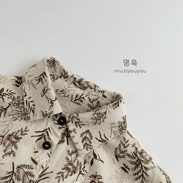 乾燥樹葉日系短衫 