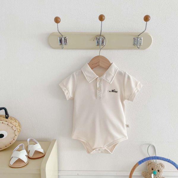 胸前帥氣字母POLO領包屁 