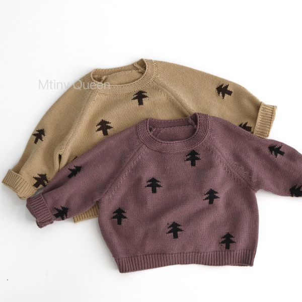 森林小樹影針織上衣 