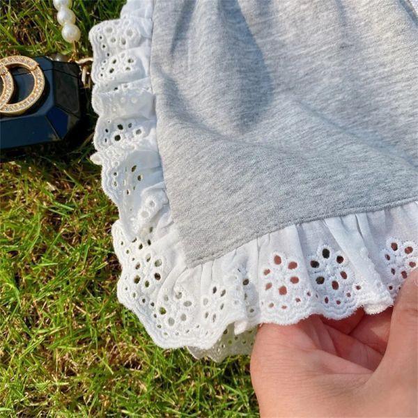 休閒也可以很質感！花邊套裝 