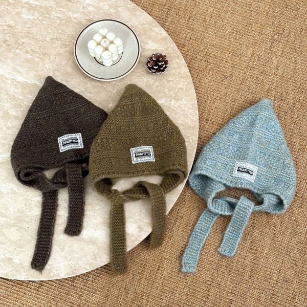 北歐精靈綁結毛帽 