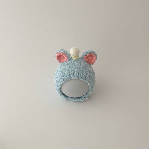 馬卡龍動物保暖帽 