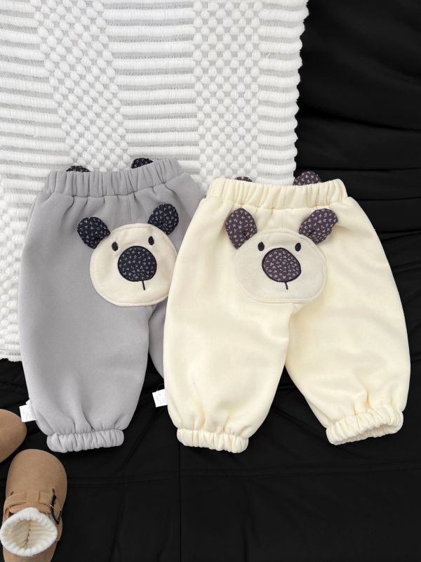 咕咕熊熊立體貼臉褲 