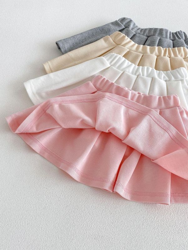 呆呆熊背心百摺裙套裝 