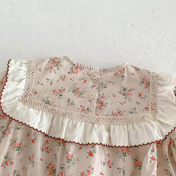 滿月公主花束包屁｜附帽 