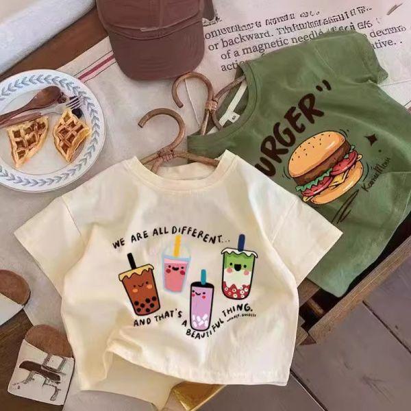 漢堡+珍奶好朋友上衣 